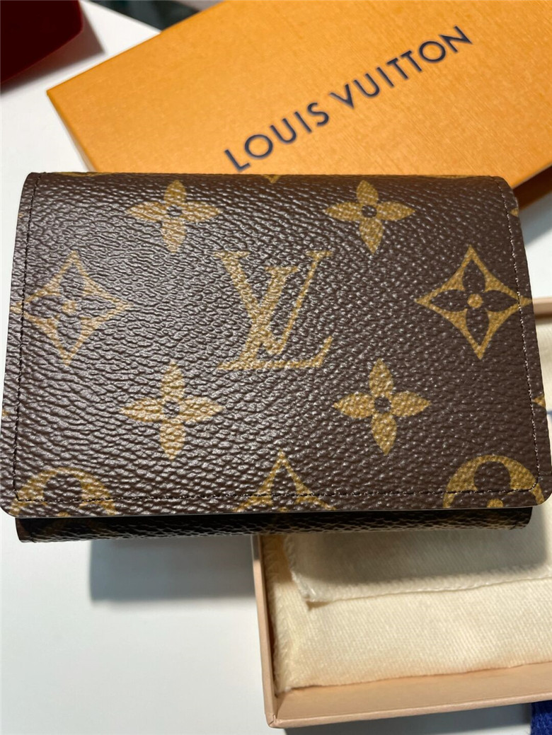 LV M63801 ENVELOPPE CARTE DE VISITE 名片夹 卡包