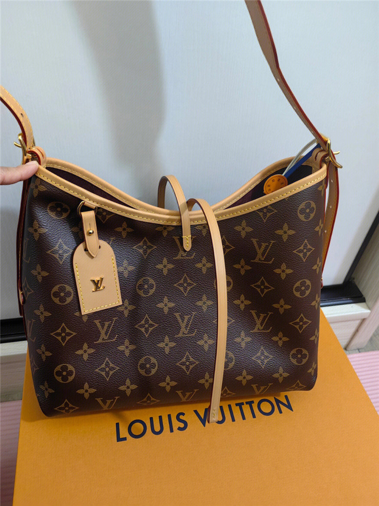 LV M46203 carryall开箱and细节图